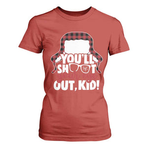 Funny You Will Shoot Your Eye Out Kid T Shirt For Women Christmas Movie Glasses Hat TS11 Red Print Your Wear