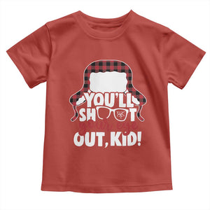 Funny You Will Shoot Your Eye Out Kid Toddler T Shirt Christmas Movie Glasses Hat TS11 Red Print Your Wear