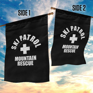 Ski Patrol Mountain Rescue Garden Flag Winter Slopes Skiing Snowboarding TS11 Print Your Wear