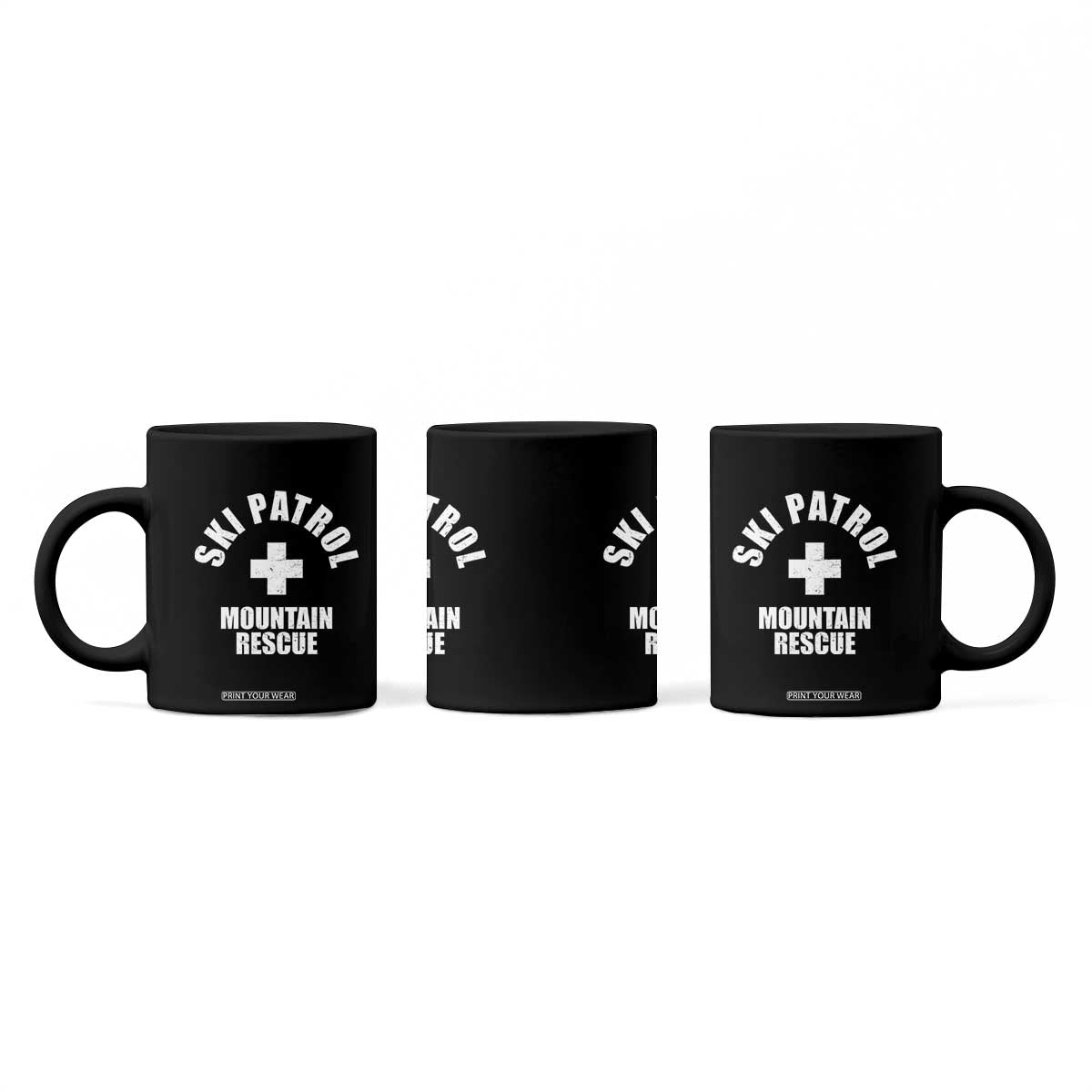 Ski Patrol Mountain Rescue Coffee Mug Winter Slopes Skiing Snowboarding TS11 Print Your Wear