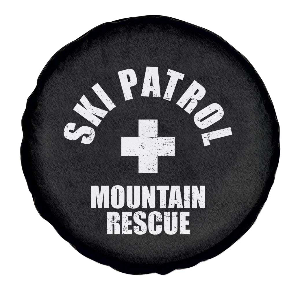 Ski Patrol Mountain Rescue Spare Tire Cover Winter Slopes Skiing Snowboarding TS11 Print Your Wear