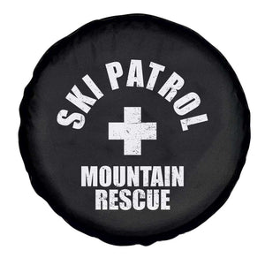 Ski Patrol Mountain Rescue Spare Tire Cover Winter Slopes Skiing Snowboarding TS11 Print Your Wear