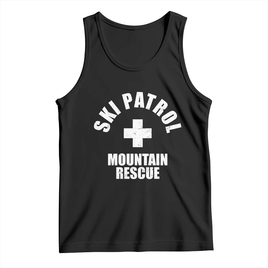 Ski Patrol Mountain Rescue Tank Top Winter Slopes Skiing Snowboarding TS11 Black Print Your Wear