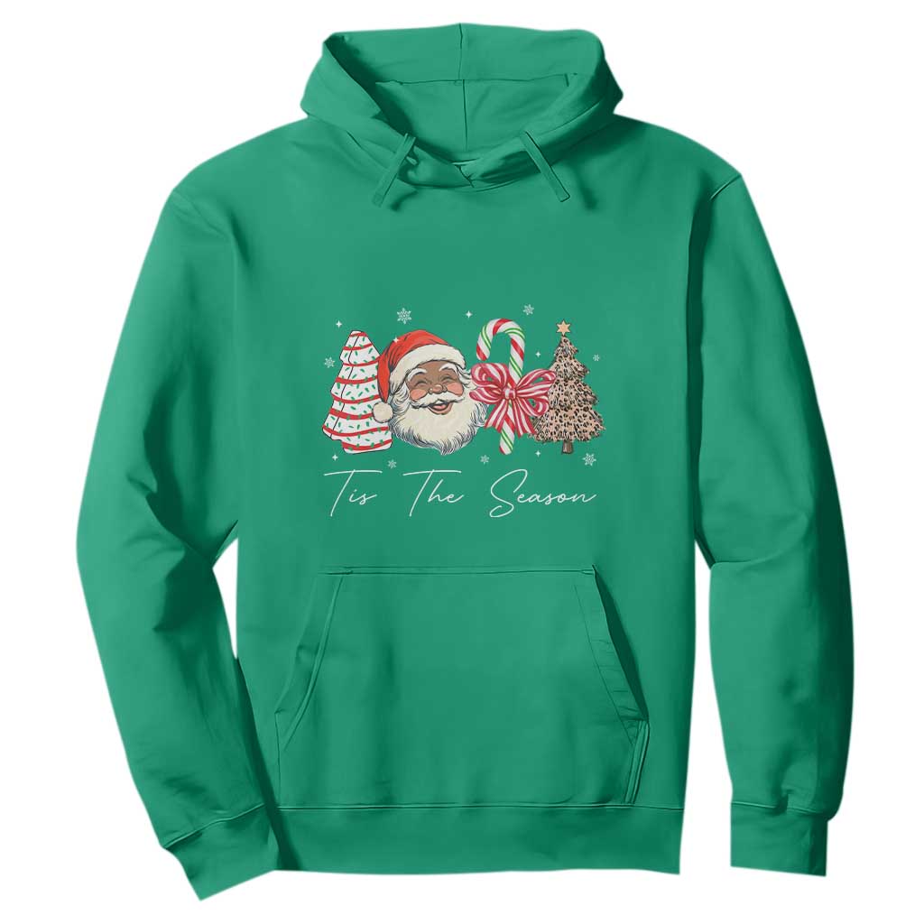 Funny Black Christmas Hoodie Tis The Season African American Santa TS11 Irish Green Print Your Wear