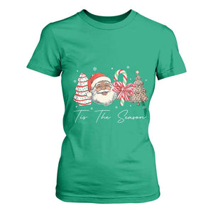 Funny Black Christmas T Shirt For Women Tis The Season African American Santa TS11 Irish Green Print Your Wear