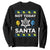 Funny Jewish Hanukkah Sweatshirt Not Today Santa Hebrew David Star TS11 Black Print Your Wear
