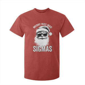 Funny Christmas Santa T Shirt For Kid Merry Rizzmas Sigmas Charisma Rizz Santa Claus TS11 Red Print Your Wear