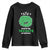 Funny Monster Virus Eye Survived 100 Days Of School Youth Sweatshirt TS11 Black Print Your Wear