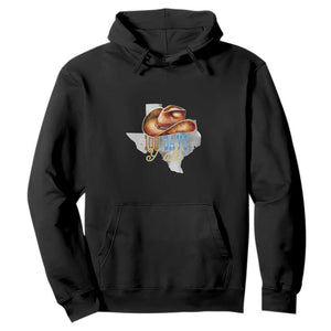 Funny 100th Day Of School Cowboy Hoodie 100 Days Y'all TX map TS11 Black Print Your Wear