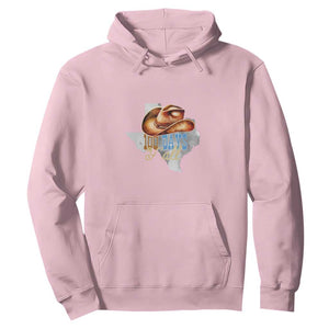Funny 100th Day Of School Cowboy Hoodie 100 Days Y'all TX map TS11 Light Pink Print Your Wear