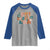 Funny In My Retirement Era Raglan Shirt Retired 2025 Retro Flower TS11 Sport Gray Royal Print Your Wear