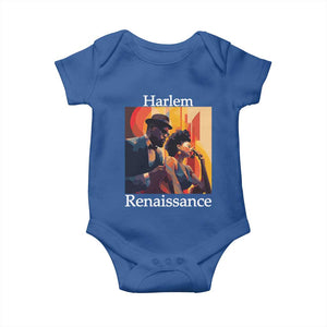 Harlem Renaissance Baby Onesie Jazz Music 1920s Black History Month TS11 Royal Blue Print Your Wear