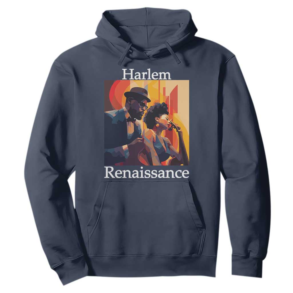 Harlem Renaissance Hoodie Jazz Music 1920s Black History Month TS11 Navy Print Your Wear
