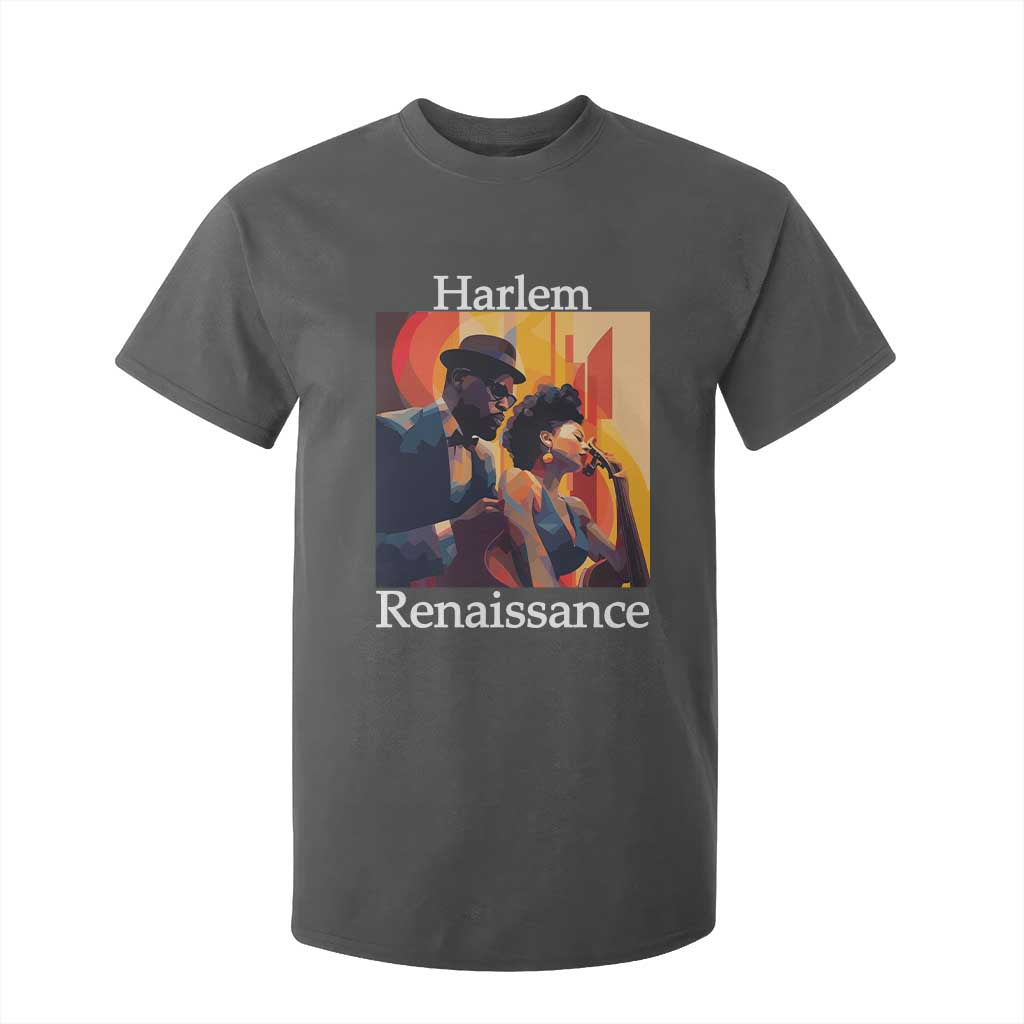 Harlem Renaissance T Shirt For Kid Jazz Music 1920s Black History Month TS11 Dark Heather Print Your Wear