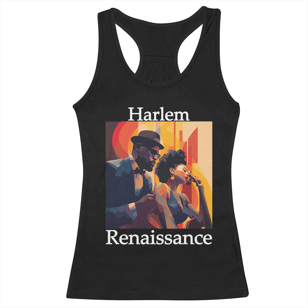 Harlem Renaissance Racerback Tank Top Jazz Music 1920s Black History Month TS11 Black Print Your Wear