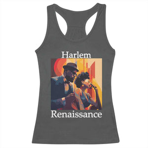 Harlem Renaissance Racerback Tank Top Jazz Music 1920s Black History Month TS11 Dark Heather Print Your Wear
