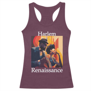Harlem Renaissance Racerback Tank Top Jazz Music 1920s Black History Month TS11 Maroon Print Your Wear