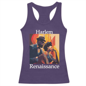 Harlem Renaissance Racerback Tank Top Jazz Music 1920s Black History Month TS11 Purple Print Your Wear