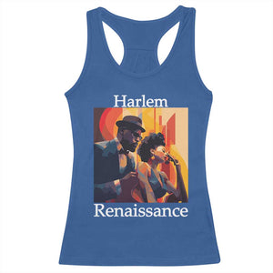 Harlem Renaissance Racerback Tank Top Jazz Music 1920s Black History Month TS11 Royal Blue Print Your Wear