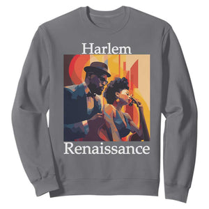 Harlem Renaissance Sweatshirt Jazz Music 1920s Black History Month TS11 Charcoal Print Your Wear