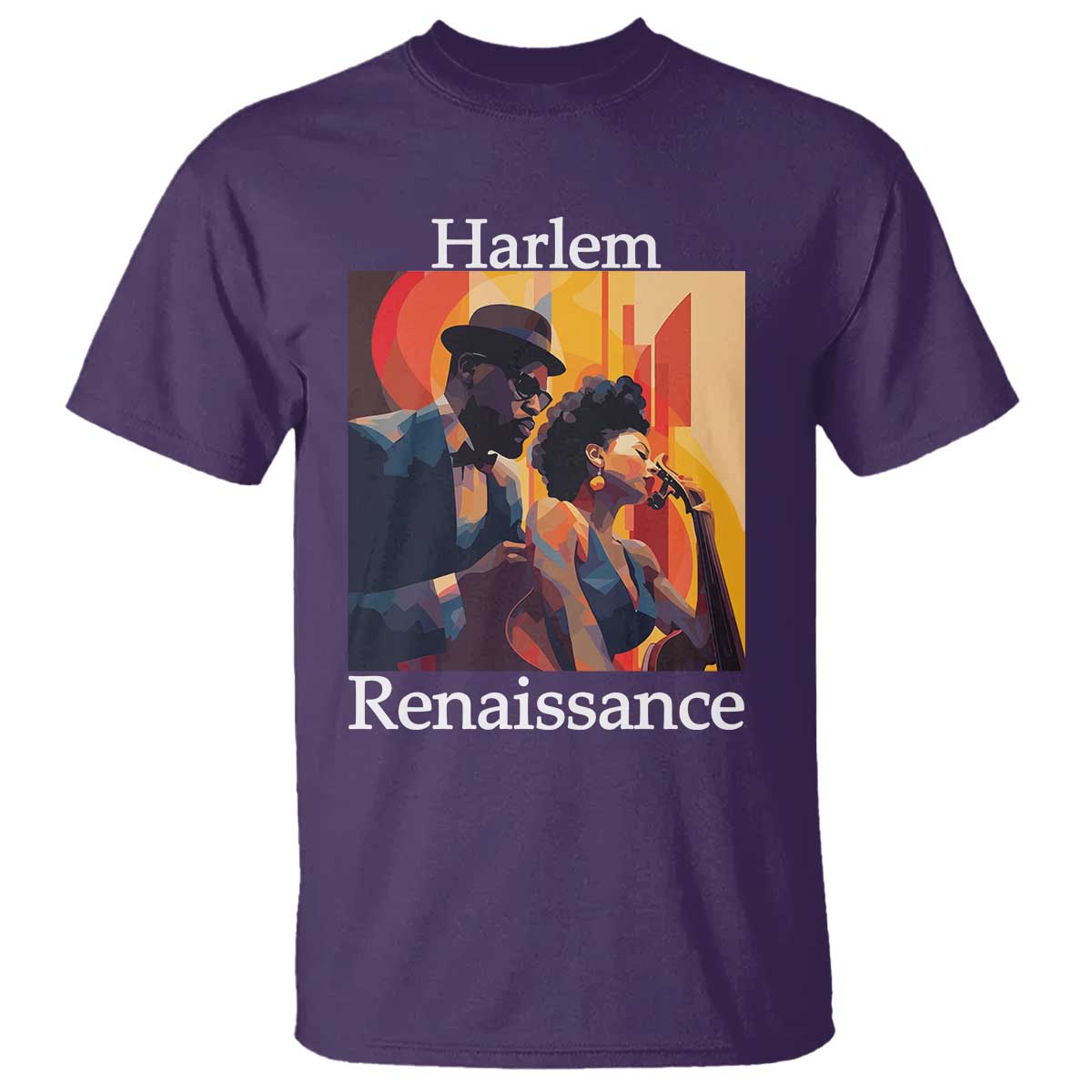 Harlem Renaissance T Shirt Jazz Music 1920s Black History Month TS11 Purple Print Your Wear
