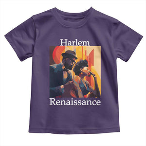 Harlem Renaissance Toddler T Shirt Jazz Music 1920s Black History Month TS11 Purple Print Your Wear
