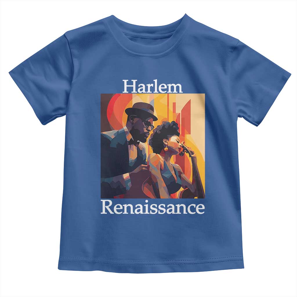 Harlem Renaissance Toddler T Shirt Jazz Music 1920s Black History Month TS11 Royal Blue Print Your Wear