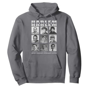 Harlem Renaissance Hoodie Black Writers Innovators Entertainers Activism Black History Month TS11 Charcoal Print Your Wear