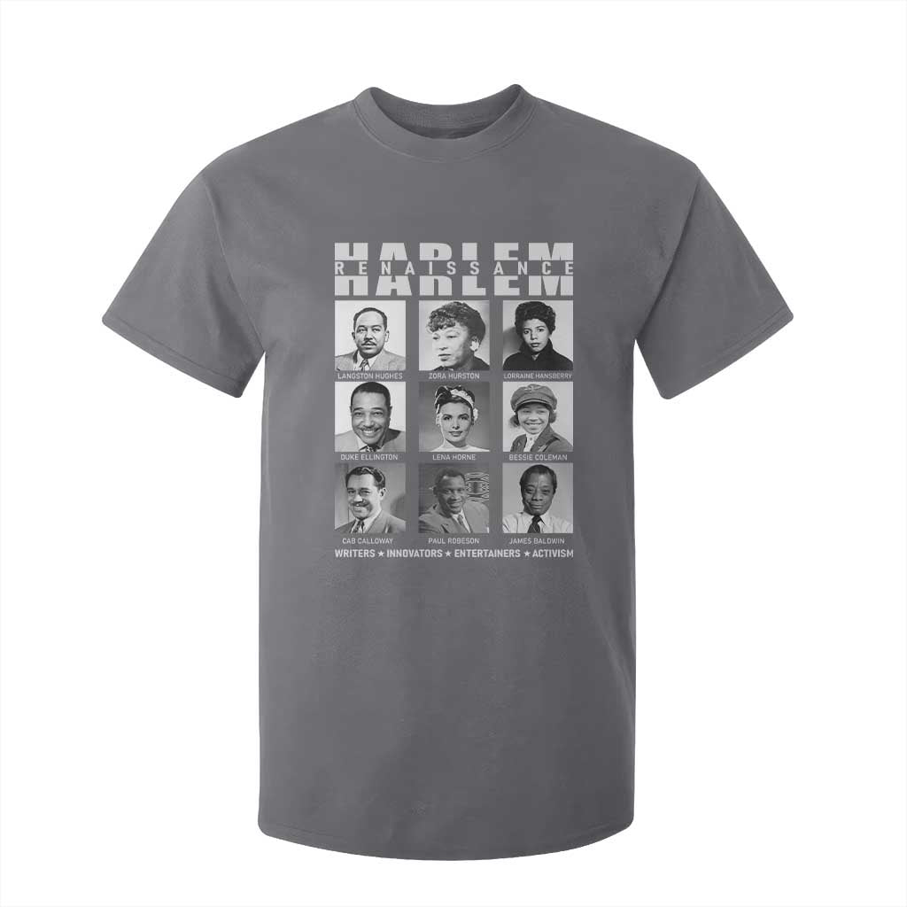 Harlem Renaissance T Shirt For Kid Black Writers Innovators Entertainers Activism Black History Month TS11 Charcoal Print Your Wear