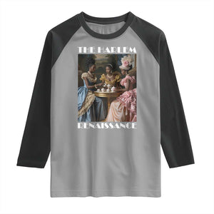 The Harlem Renaissance Raglan Shirt African American Historical Black History Month TS11 Sport Gray Black Print Your Wear