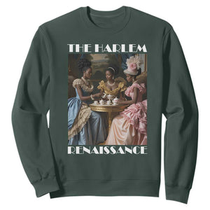 The Harlem Renaissance Sweatshirt African American Historical Black History Month TS11 Dark Forest Green Print Your Wear