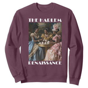 The Harlem Renaissance Sweatshirt African American Historical Black History Month TS11 Maroon Print Your Wear