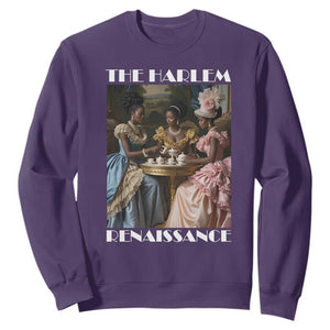 The Harlem Renaissance Sweatshirt African American Historical Black History Month TS11 Purple Print Your Wear