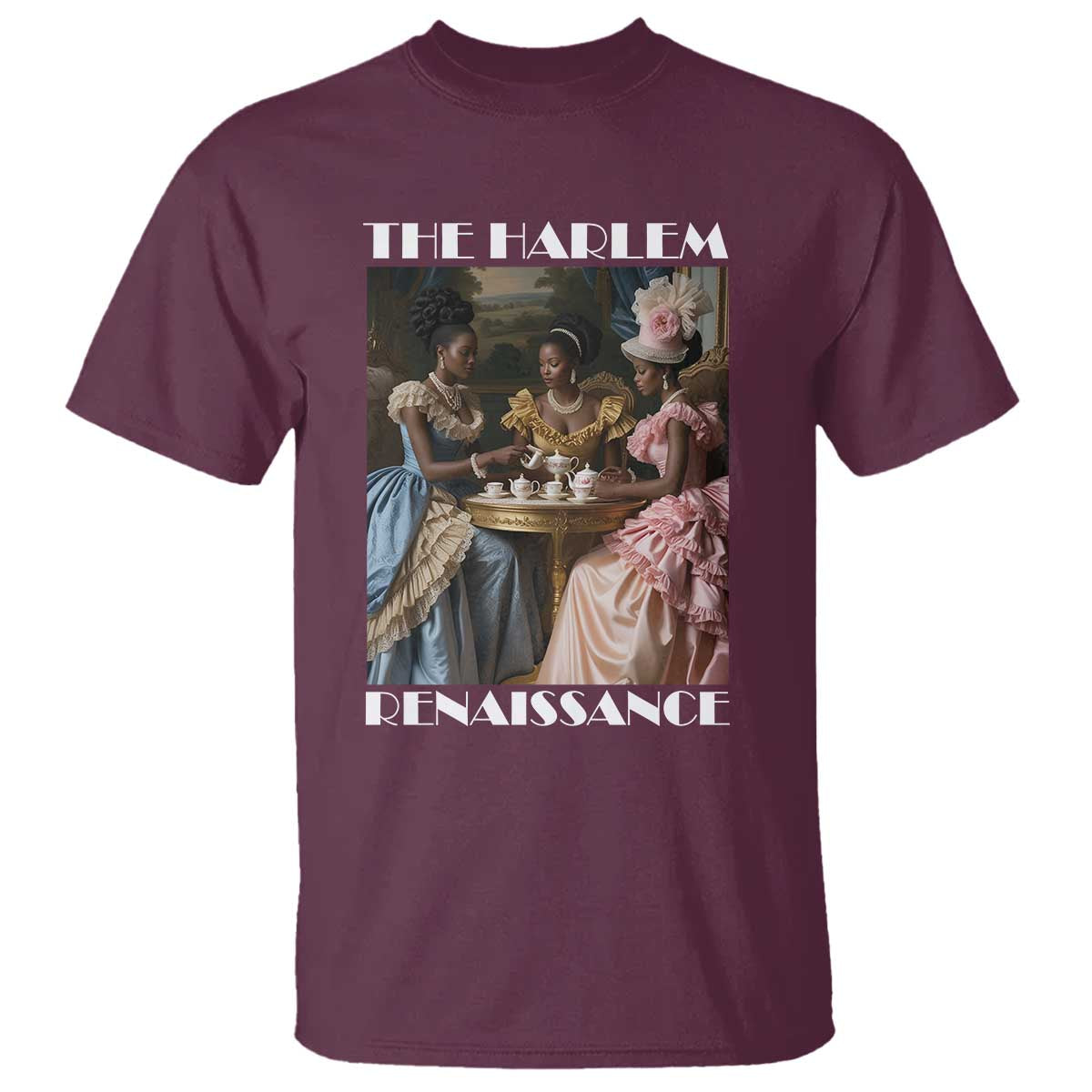 The Harlem Renaissance T Shirt African American Historical Black History Month TS11 Maroon Print Your Wear