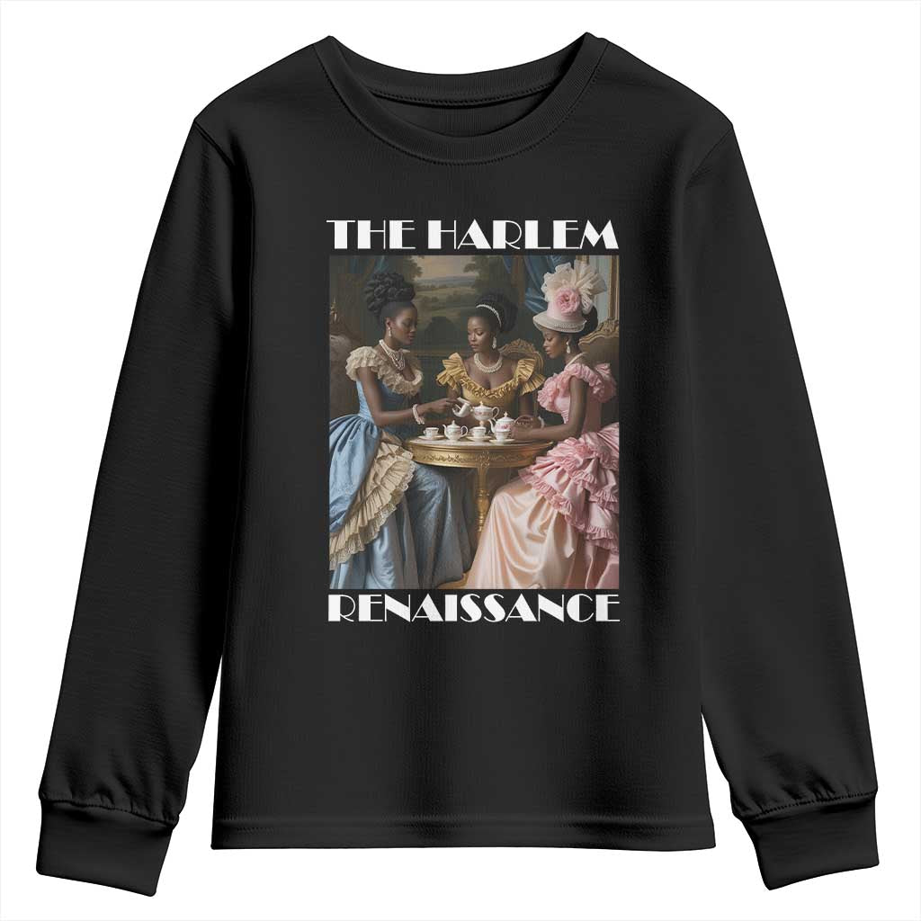 The Harlem Renaissance Youth Sweatshirt African American Historical Black History Month TS11 Black Print Your Wear