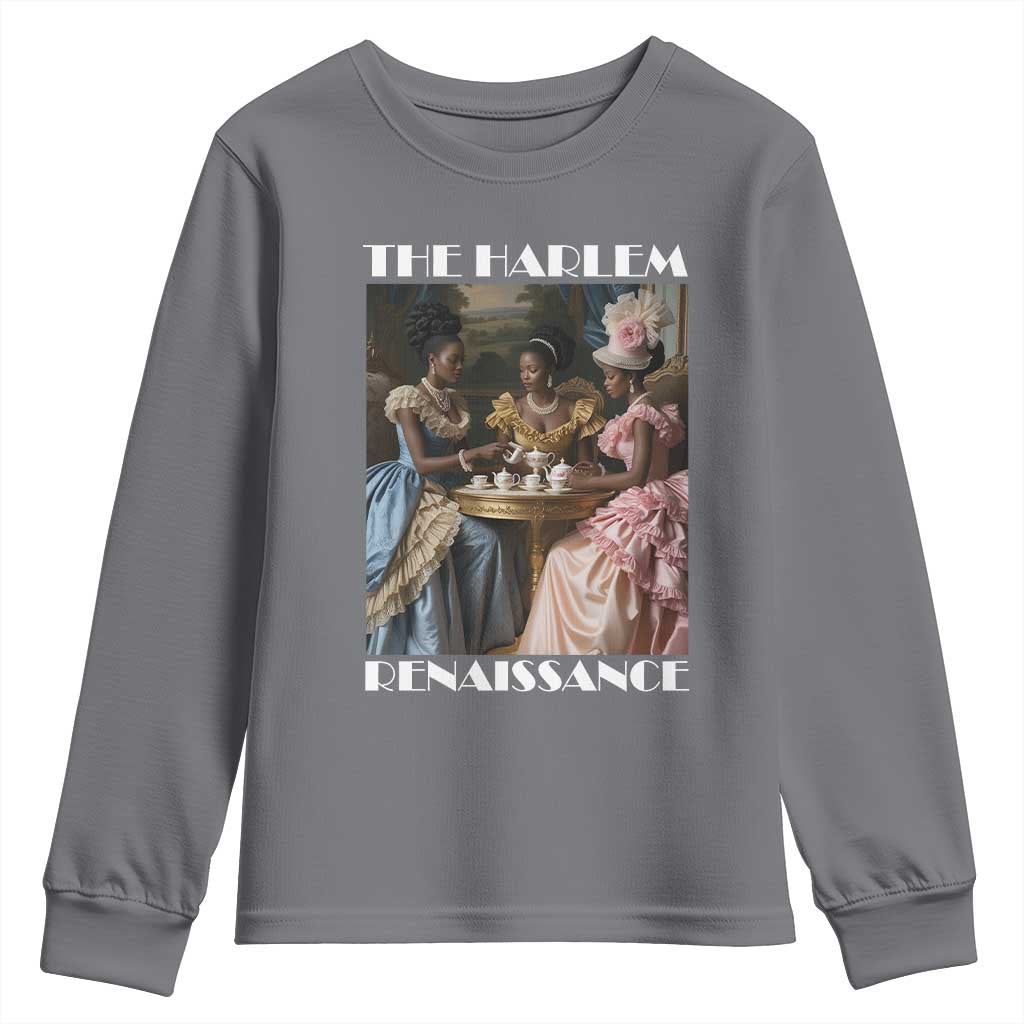 The Harlem Renaissance Youth Sweatshirt African American Historical Black History Month TS11 Charcoal Print Your Wear