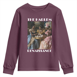 The Harlem Renaissance Youth Sweatshirt African American Historical Black History Month TS11 Maroon Print Your Wear