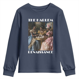 The Harlem Renaissance Youth Sweatshirt African American Historical Black History Month TS11 Navy Print Your Wear