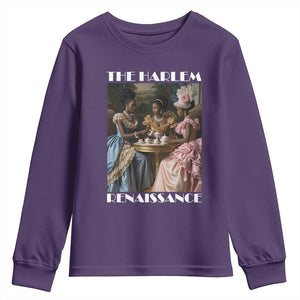 The Harlem Renaissance Youth Sweatshirt African American Historical Black History Month TS11 Purple Print Your Wear
