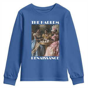 The Harlem Renaissance Youth Sweatshirt African American Historical Black History Month TS11 Royal Blue Print Your Wear