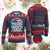 Funny 13th Birthday Knit Sweatshirt Vintage 2012 Official Teenager 13 Years Of Being Awesome USA Flag Sunglasses TS11 Burgundy Print Your Wear