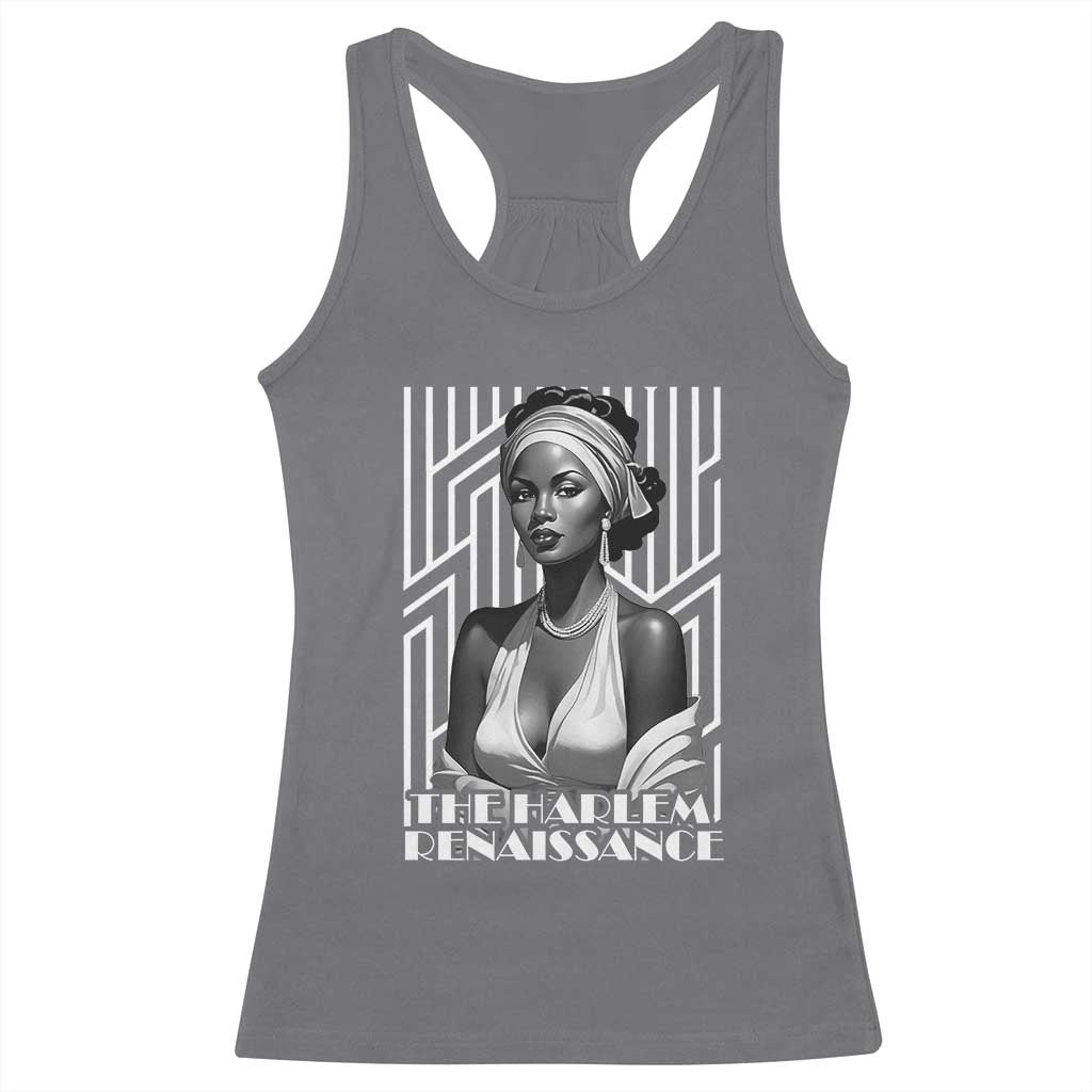The Harlem Renaissance Racerback Tank Top Black Woman 1920s Black History Month TS11 Charcoal Print Your Wear