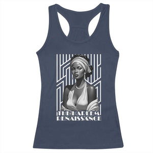 The Harlem Renaissance Racerback Tank Top Black Woman 1920s Black History Month TS11 Navy Print Your Wear
