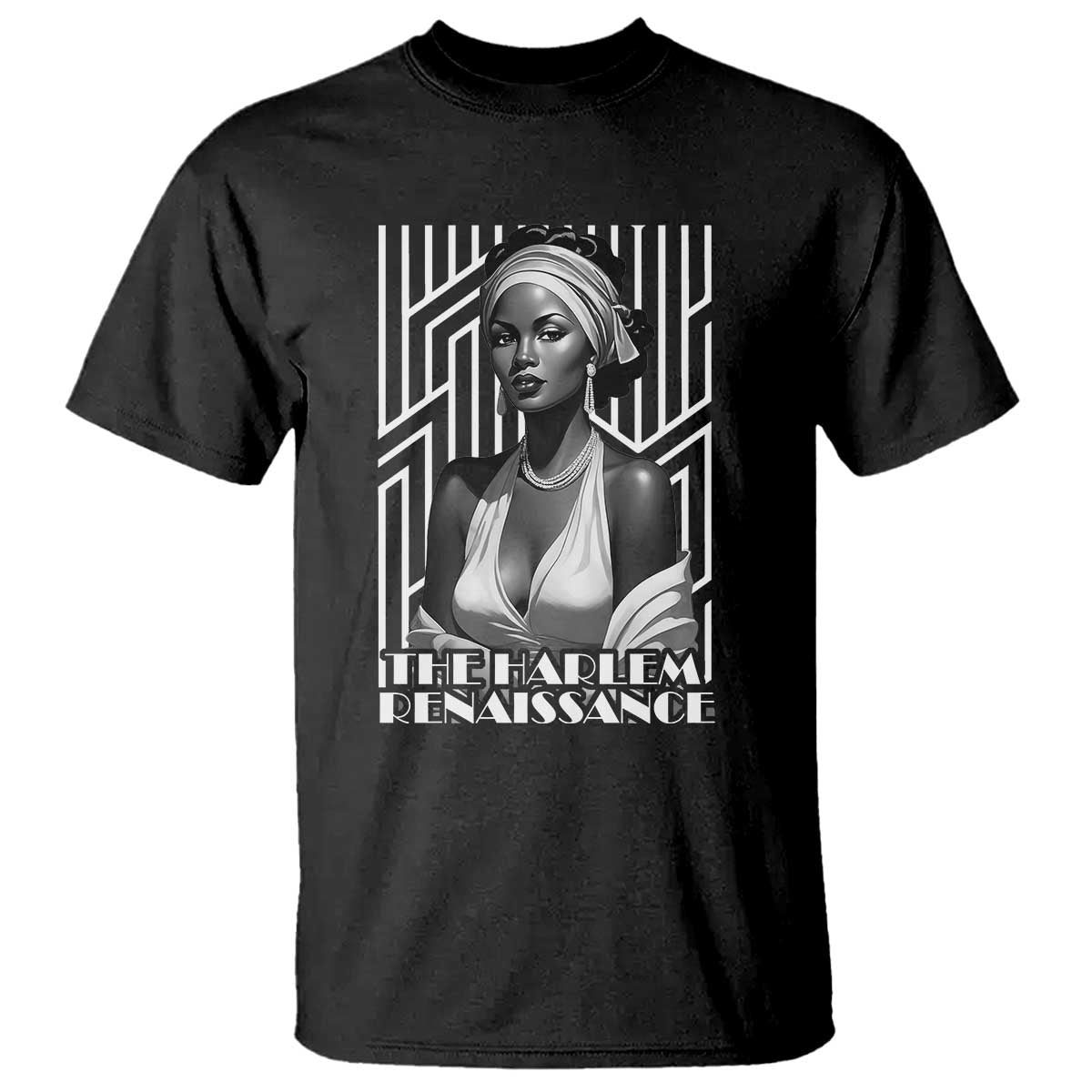 The Harlem Renaissance T Shirt Black Woman 1920s Black History Month TS11 Black Print Your Wear