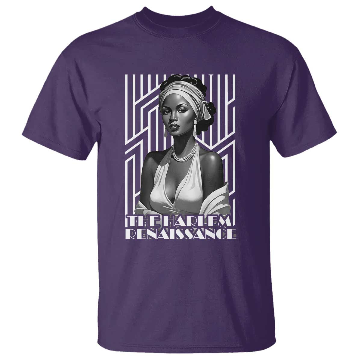 The Harlem Renaissance T Shirt Black Woman 1920s Black History Month TS11 Purple Print Your Wear