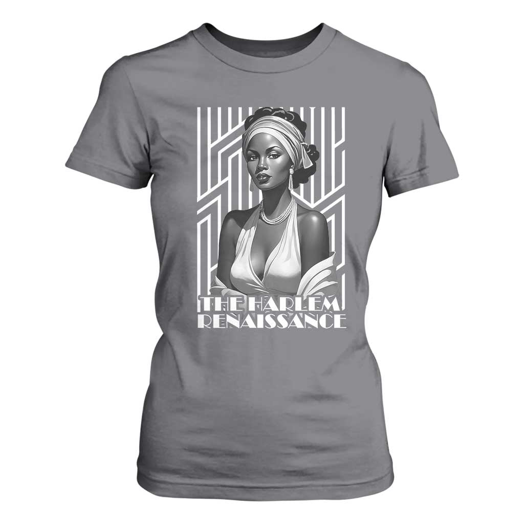 The Harlem Renaissance T Shirt For Women Black Woman 1920s Black History Month TS11 Charcoal Print Your Wear