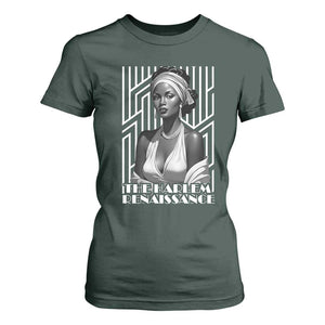 The Harlem Renaissance T Shirt For Women Black Woman 1920s Black History Month TS11 Dark Forest Green Print Your Wear