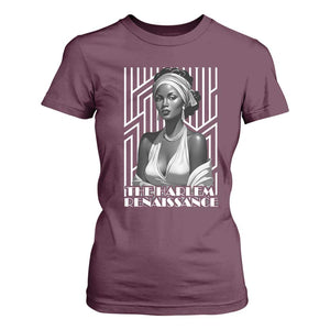 The Harlem Renaissance T Shirt For Women Black Woman 1920s Black History Month TS11 Maroon Print Your Wear