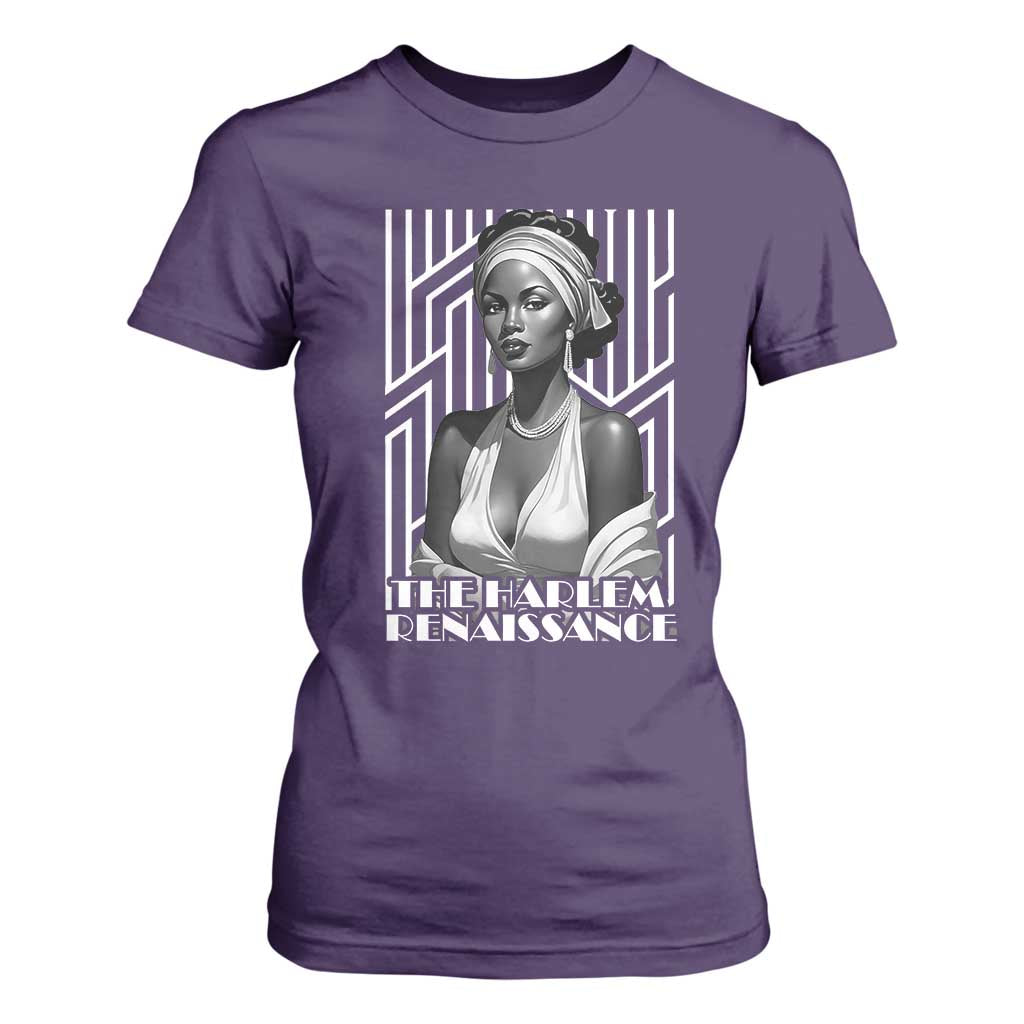 The Harlem Renaissance T Shirt For Women Black Woman 1920s Black History Month TS11 Purple Print Your Wear