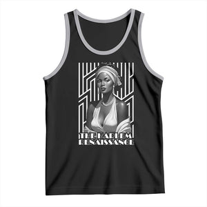 The Harlem Renaissance Tank Top Black Woman 1920s Black History Month TS11 Black Athletic Heather Print Your Wear